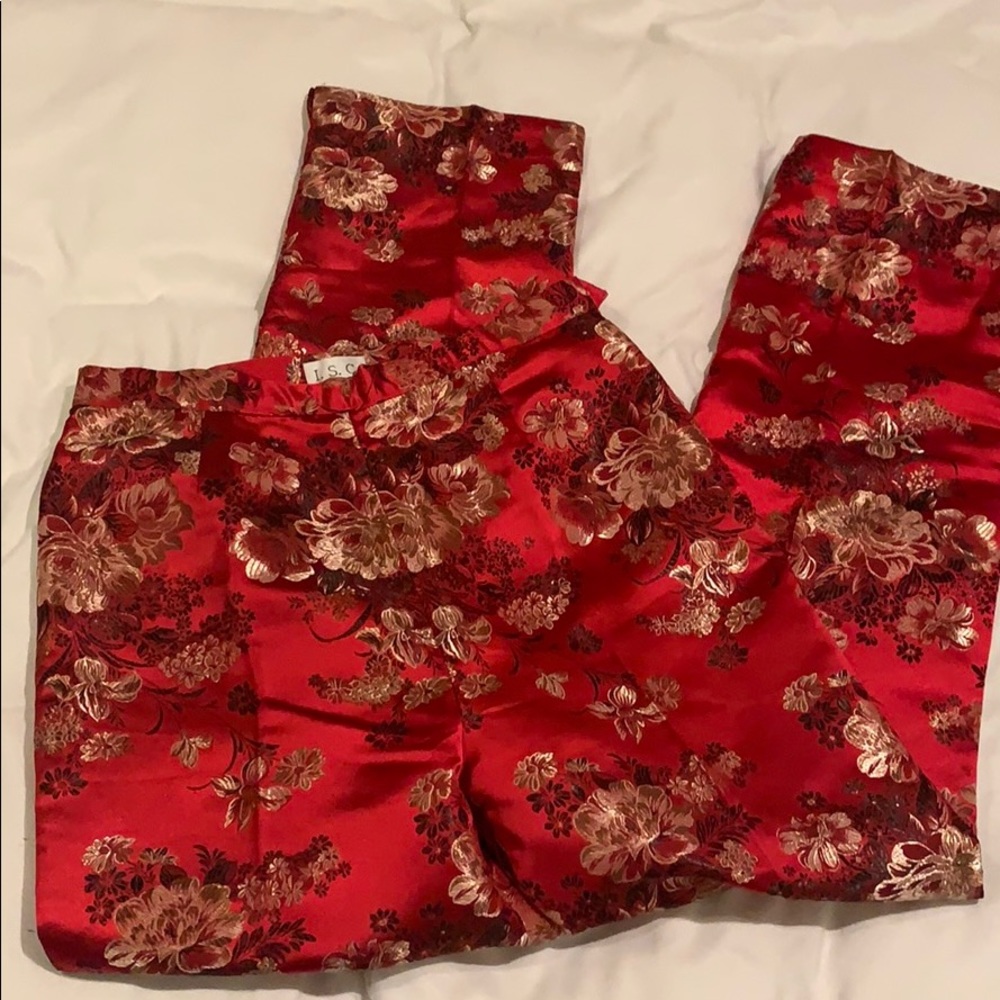 Gorgeous Vintage Asian Inspired Pants